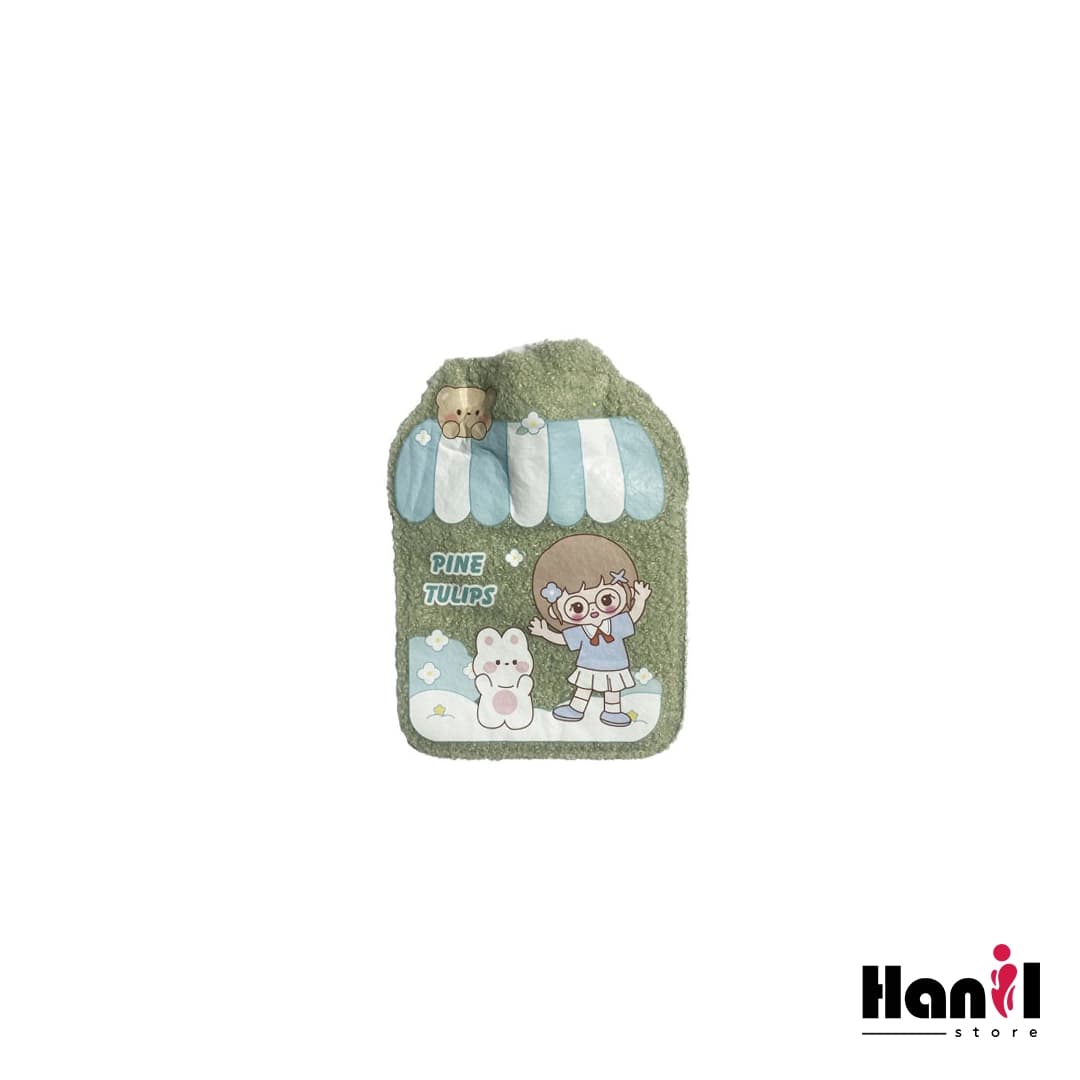 کیسه آب گرم تدی مدل Pine Tulips – رنگ سبز