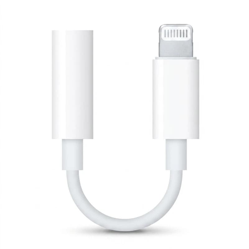 مبدل لایتنینگ به جک 3.5 میلی متری هدفون اپل کدm21796 — تصویر ۵