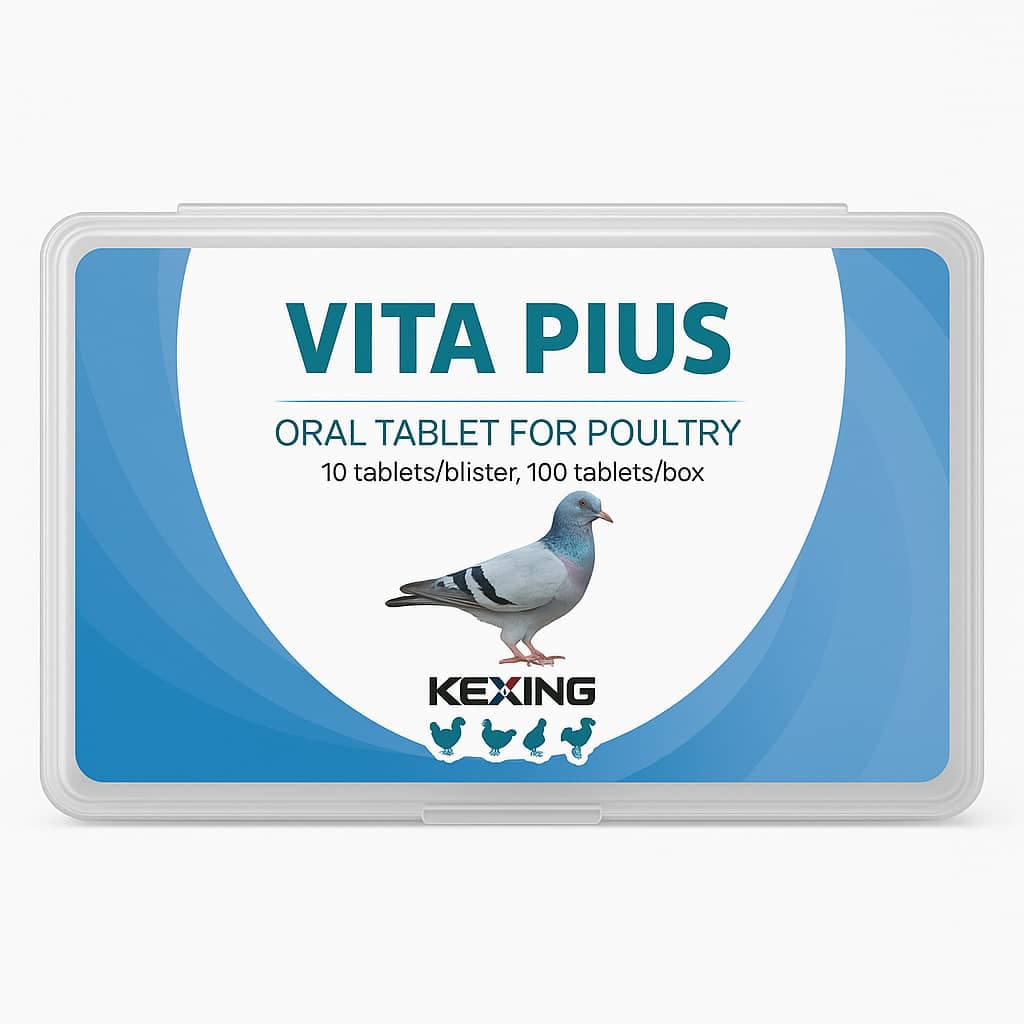 VITA PIUS – قرص ویتامینه و تقویتی مخصوص کبوتر و طیور( یک ورق)