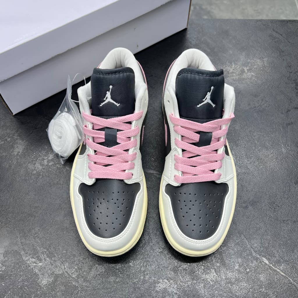 جردن وان لو مشکی صورتی jordan 1 low black pink — تصویر ۵