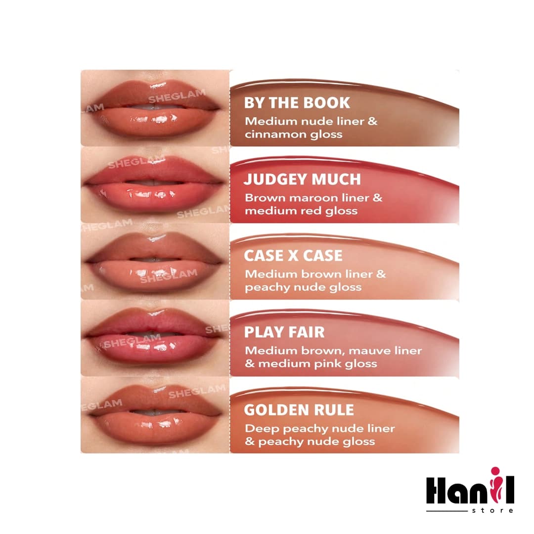 ست خط لب و برق لب Lip Rules Liner & Gloss Pen — تصویر ۶