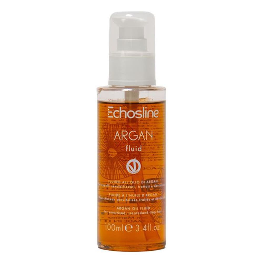 اچ اس لاین روغن مو آرگان فلوئید 100 میل Echosline Argan Fluid with Argan Oil Without Rinsing — تصویر ۲