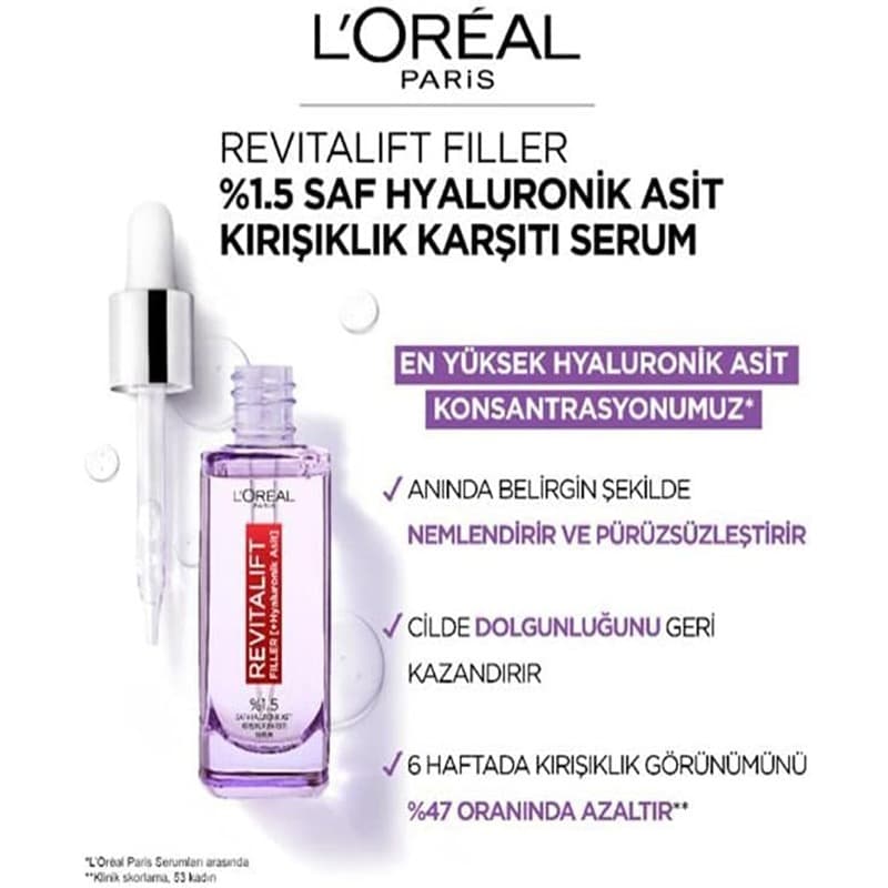 سرم ضد چین و چروک هیالورونیک اسید Revitalift Filler — تصویر ۵