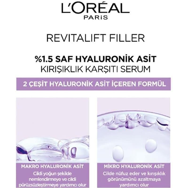 سرم ضد چین و چروک هیالورونیک اسید Revitalift Filler — تصویر ۴