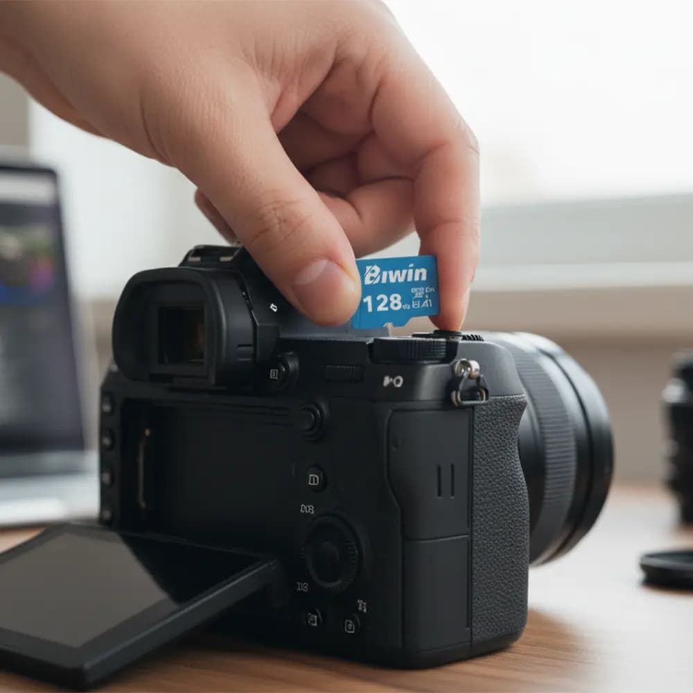 کارت حافظه بیوین ظرفیت 128 گیگابایت مدل MS100 microSDXC UHS-I V30 A1 — تصویر ۴