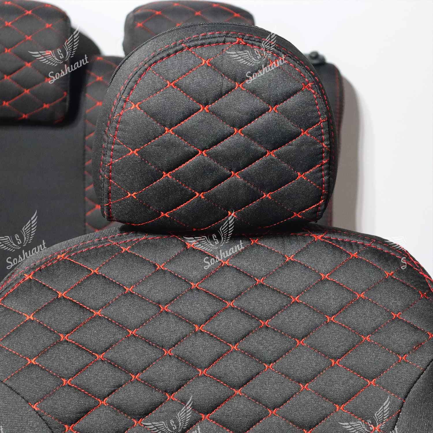 روکش صندلی سوشیانت مدل آبشار مناسب برای پراید 111 — تصویر ۵