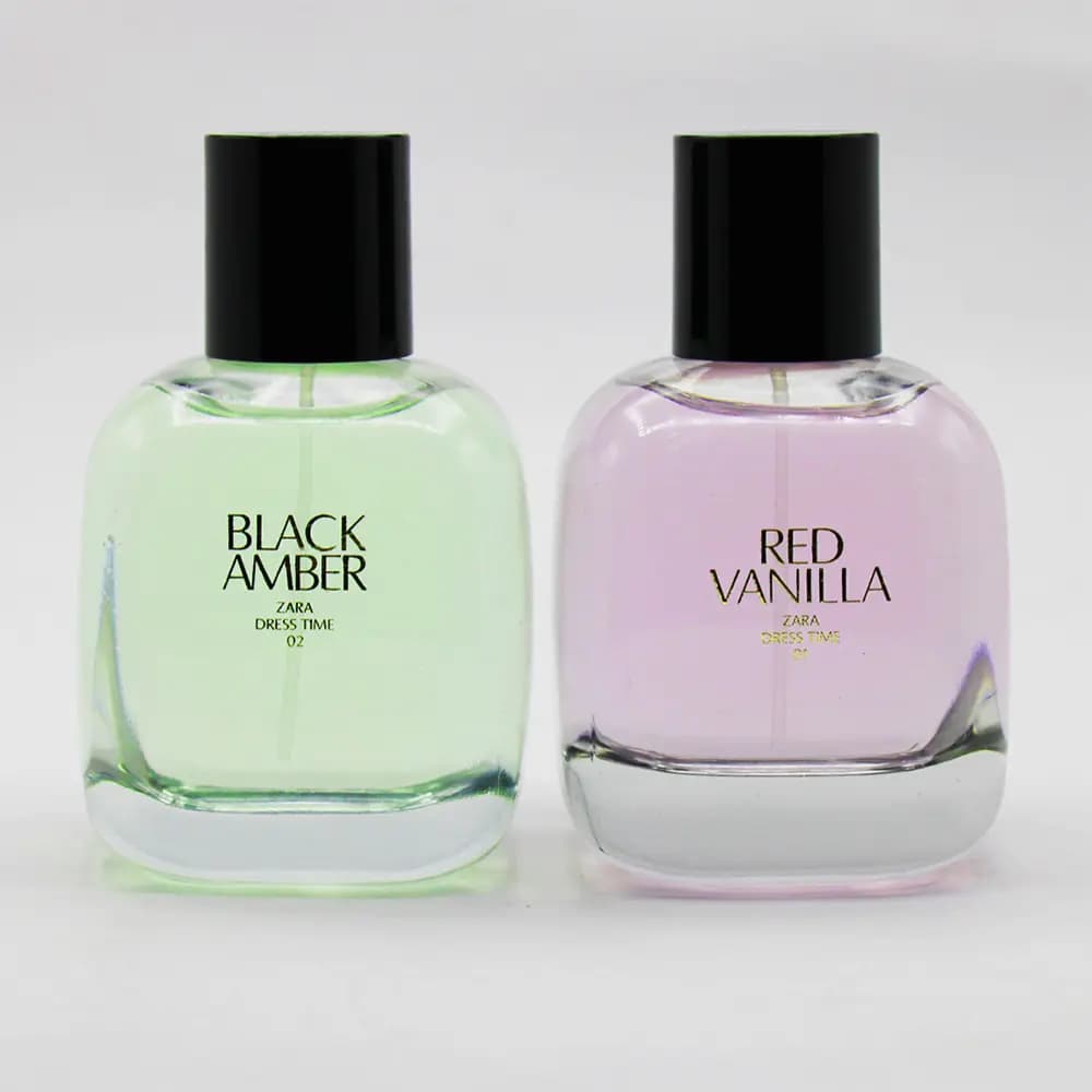 ادکلن 2قلو زنانه زارا مدل رد وانیلا و بلک آمبر (Red vanilla و Black amber) حجم 180 میل — تصویر ۲