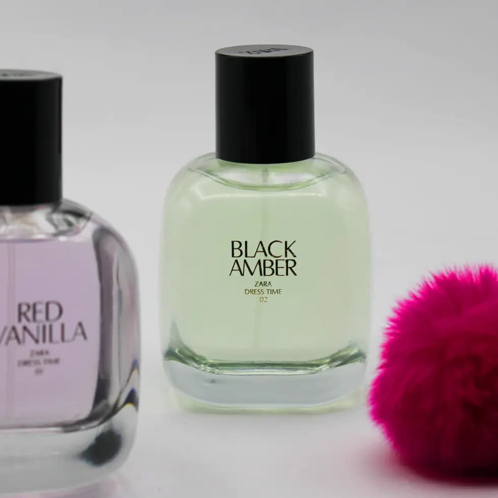 ادکلن 2قلو زنانه زارا مدل رد وانیلا و بلک آمبر (Red vanilla و Black amber) حجم 180 میل — تصویر ۶