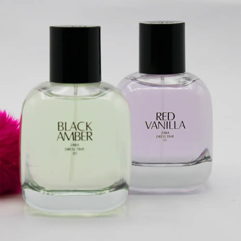 ادکلن 2قلو زنانه زارا مدل رد وانیلا و بلک آمبر (Red vanilla و Black amber) حجم 180 میل — تصویر ۴