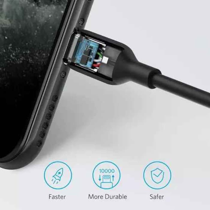 کابل ۱.۸ متری USB-C به Lightning انکر مدل | Anker PowerLine III A8833 — تصویر ۵