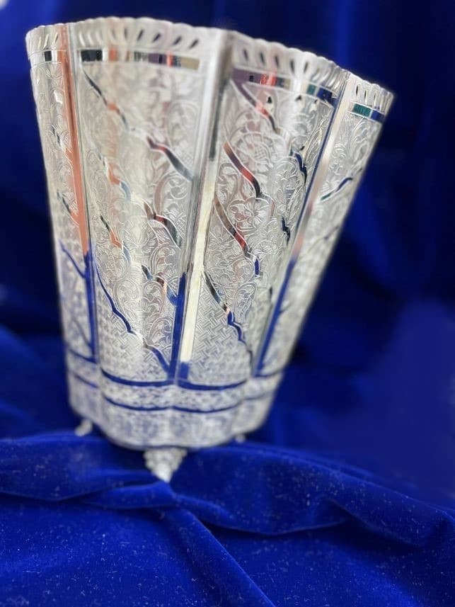 سطل آشغال طرح نقره کد 1173