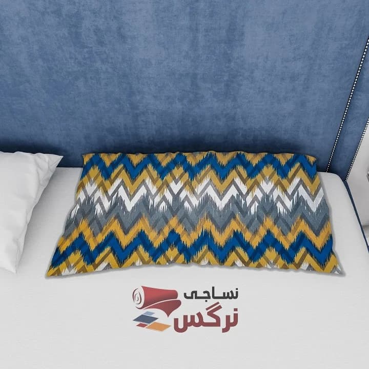 ملحفه نخ پلی استر طرح اسپرت زیگ زاگ عرض 2 کد 160 — تصویر ۳