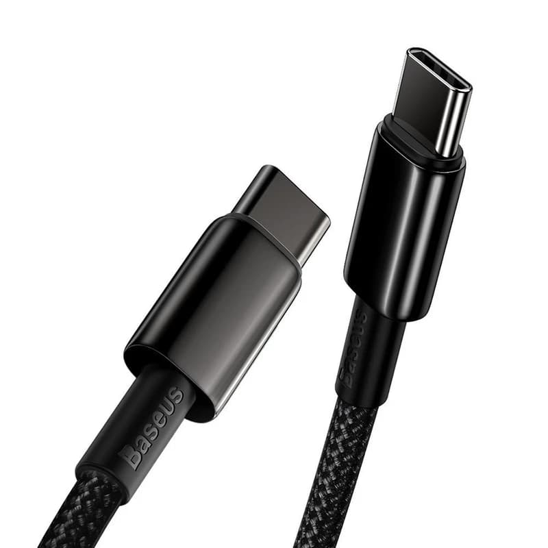 کابل باسئوس 100W فست شارژ مدل Baseus CATWJ Tungsten Cable 5.0A