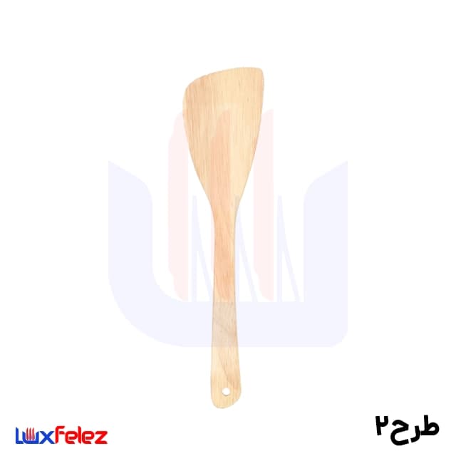 کفگیر چوبی عروس نوین مدل رابر — تصویر ۳