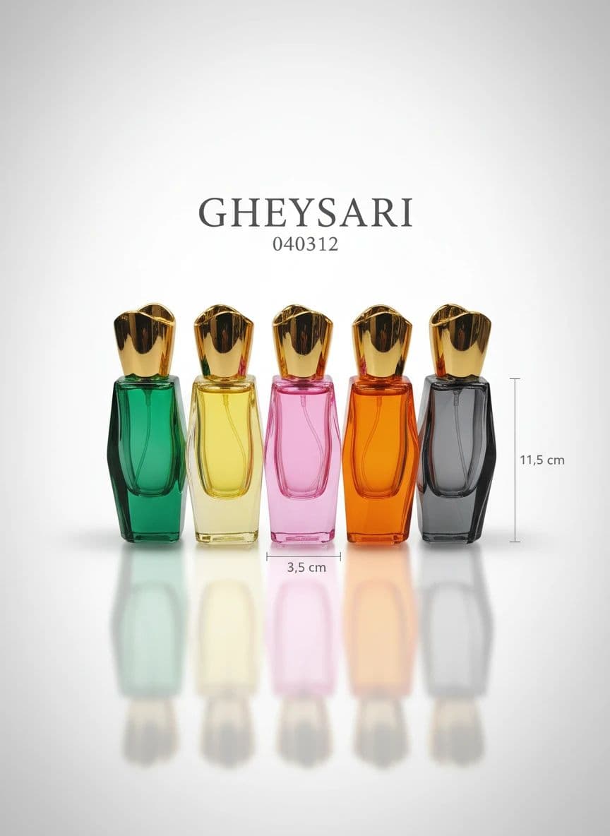 شیشه عطر پیرلند رنگی 30 میل 12 عددی — تصویر ۲