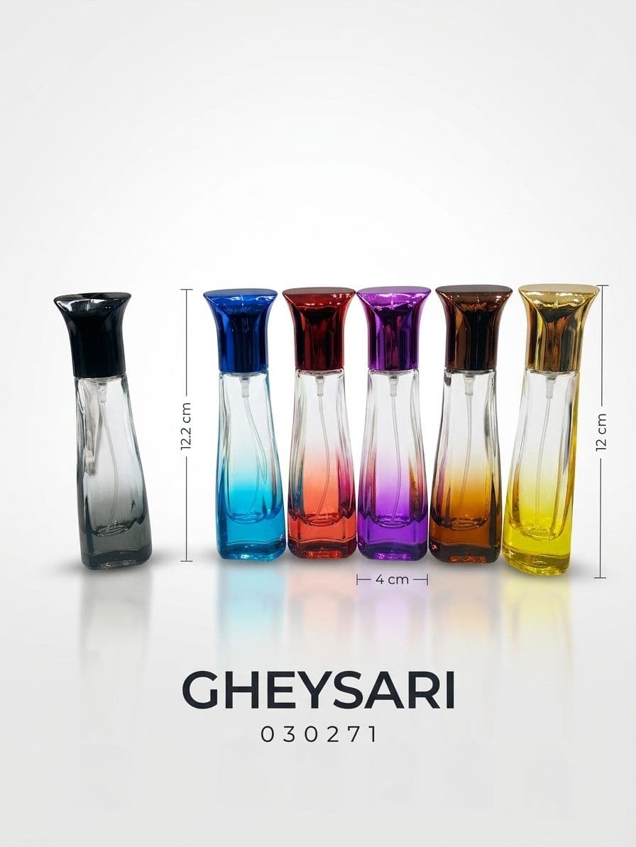 شیشه عطر ژکساف درب یووی 15 میل 12 عددی