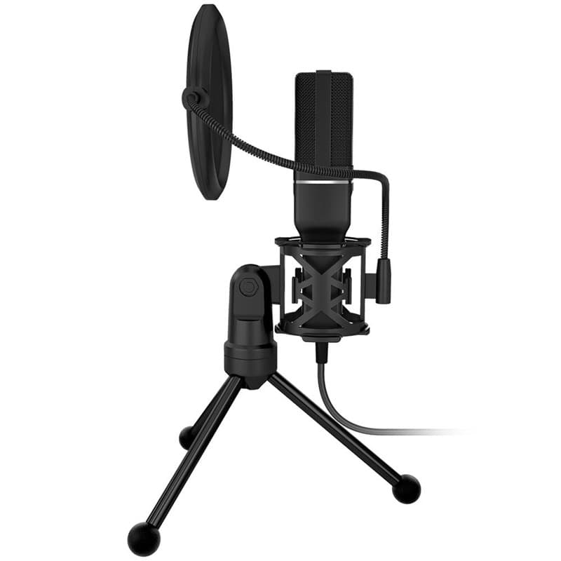 میکروفون رو میزی و سه پایه لرزشگیر Yanmai SF-777 + پاپ فیلتر
