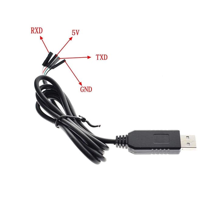 کابل مبدل USB به TTL با درایور PL2303 (مشکی) — تصویر ۲