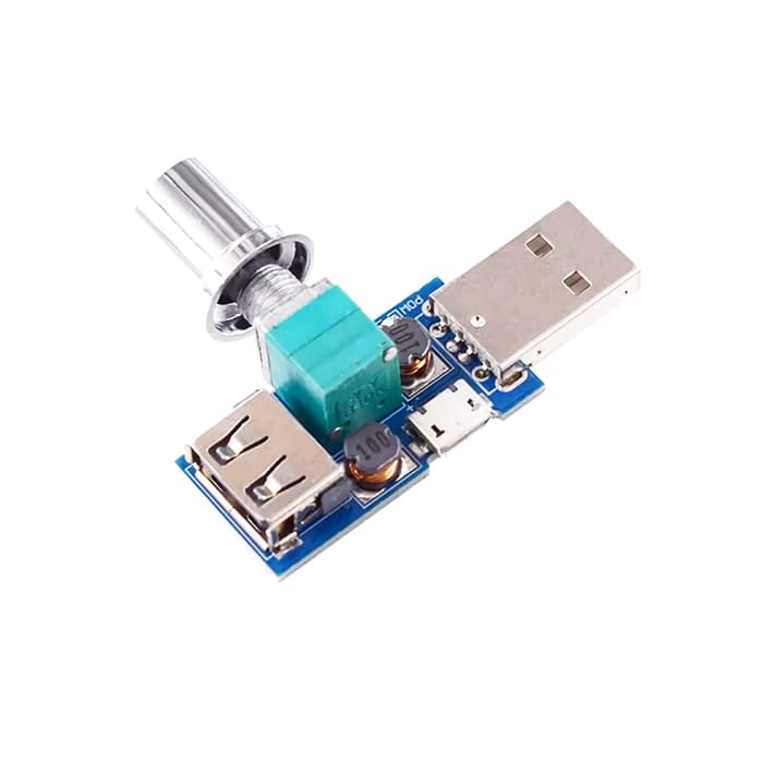 ماژول کنترل سرعت فن با ورودی و خروجی USB مدل HW-602 — تصویر ۲