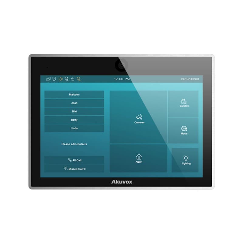 پنل داخلی آیفون تصویری هوشمند AKUVOX مدل IT83R