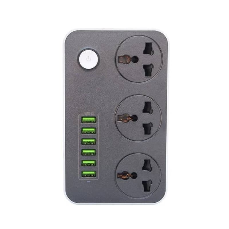 چندراهی برق و شارژر USB چارسو وریتی مدل CX-T05-B