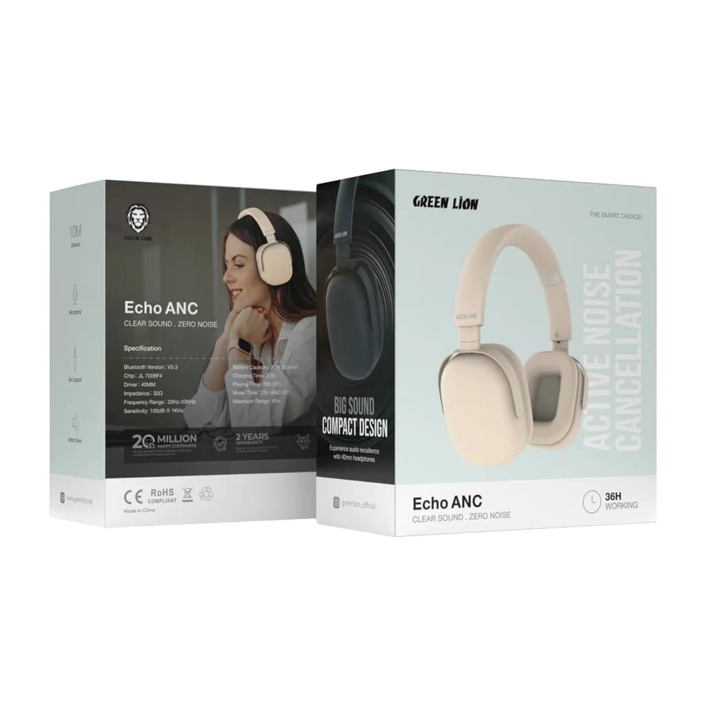 هدفون Green Lion ECHO ANC Zero Sound. Zero Noise — تصویر ۴