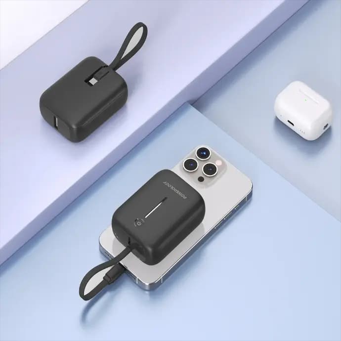 پاوربانک 10 هزار میلی آمپر ساعت همراه با کابل تایپ سی پاورولوژی(PPBCHA66)Powerology 10000mAh Power Bank — تصویر ۶