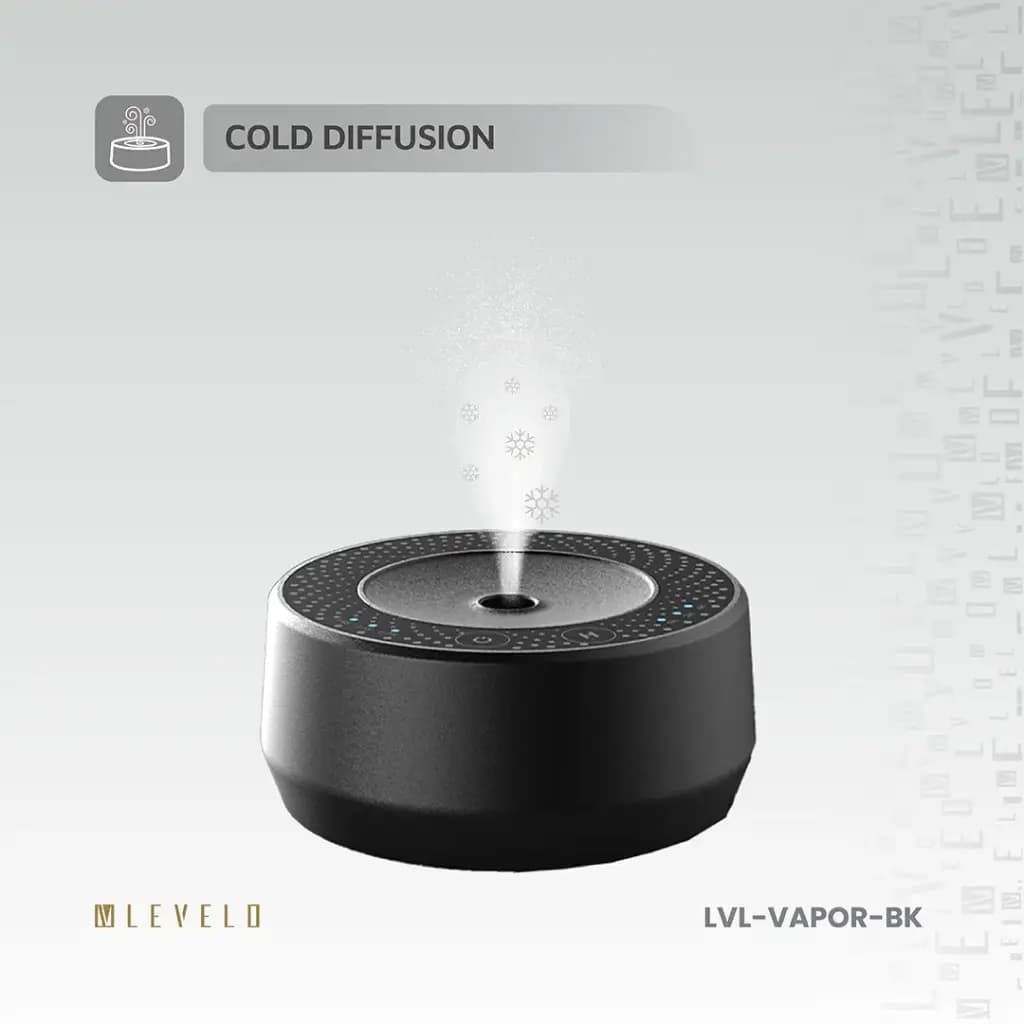 خوشبو کننده و پخش کننده عطر ماشین Vapor لولو(LVL-VAPOR)Levelo 400mAh Vapor Car Aroma Diffuser – Black — تصویر ۲