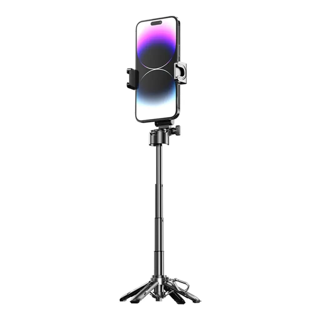 منوپاد و سه پایه تاشو موبایل پرودو (PD-HSM12)Porodo Foldable Selfie Stick with Extendable Tripod