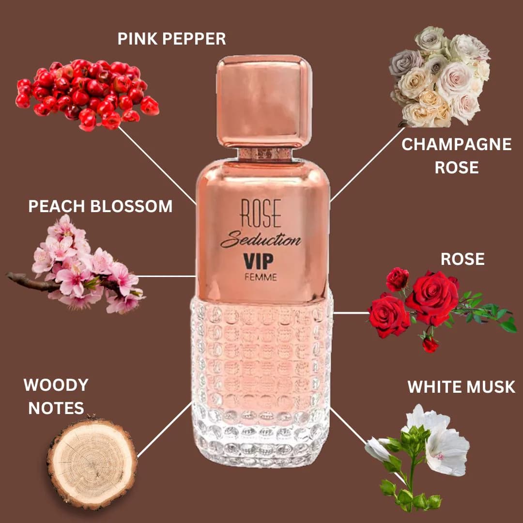 ادکلن وی آی پی پور فم برند الحمبرا VIP Pour Femme مشابه کارولینا هررا 212 وی آی پی رز (Carolina Herrera 212 VIP Rose) — تصویر ۲