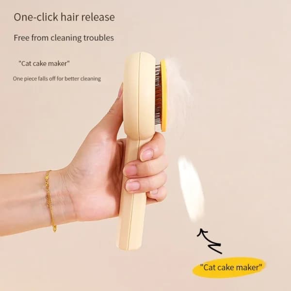 برس موی حیوانات خانگی با دکمه تخلیه مو SWIRL Pet Brush — تصویر ۵