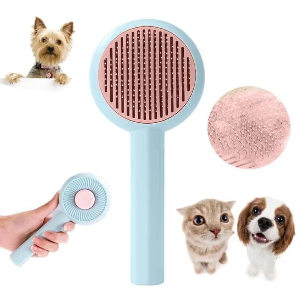 برس موی حیوانات خانگی با دکمه تخلیه مو SWIRL Pet Brush — تصویر ۸