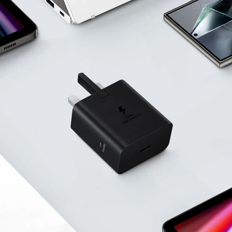 شارژر سامسونگ 45 وات بدون کابل اصل| (Samsung fastcharger 45w 3pin (original — تصویر ۴