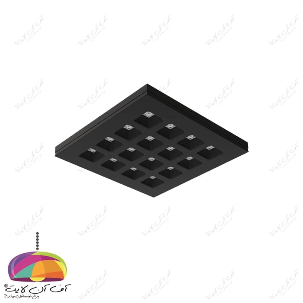 چراغ سقفی LED روکار 48 وات 60×60 مدل برلیانس مازی نور