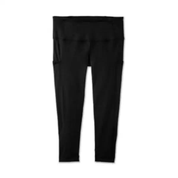 نیم لگ ورزشی زنانه مشکی بروکس Brooks Method 1/2 Crop Tight — تصویر ۷