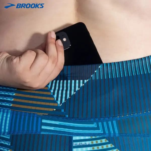 لگ ورزشی زنانه آبی ماتریکس بروکس Brooks Method 3/4 Tight — تصویر ۹