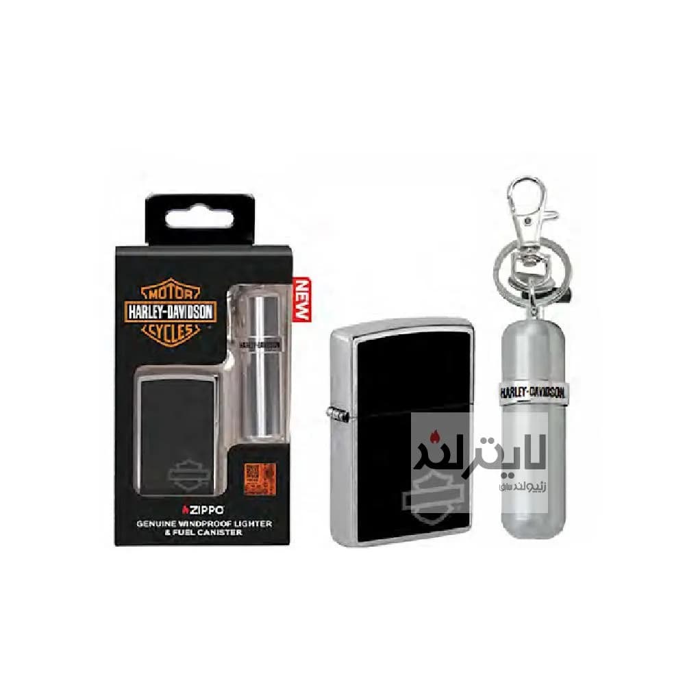فندک زیپو مدل Harley-Davidson Fuel Canister Gift Set کد 46131 — تصویر ۳