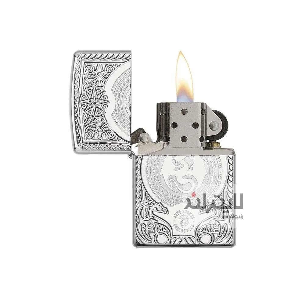 فندک زیپو مدل Anne Stokes Dragon Armor کد 28962 — تصویر ۳