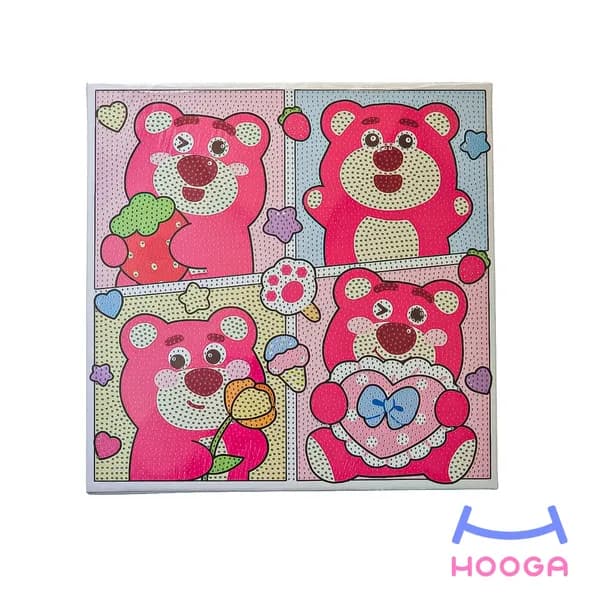 تابلو نقاشی الماسی 30×30 طرح لوتسو