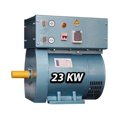 ⚡دینام جوش دو انبر همراه با برق 220 ولت صنعتی 23 کیلو وات