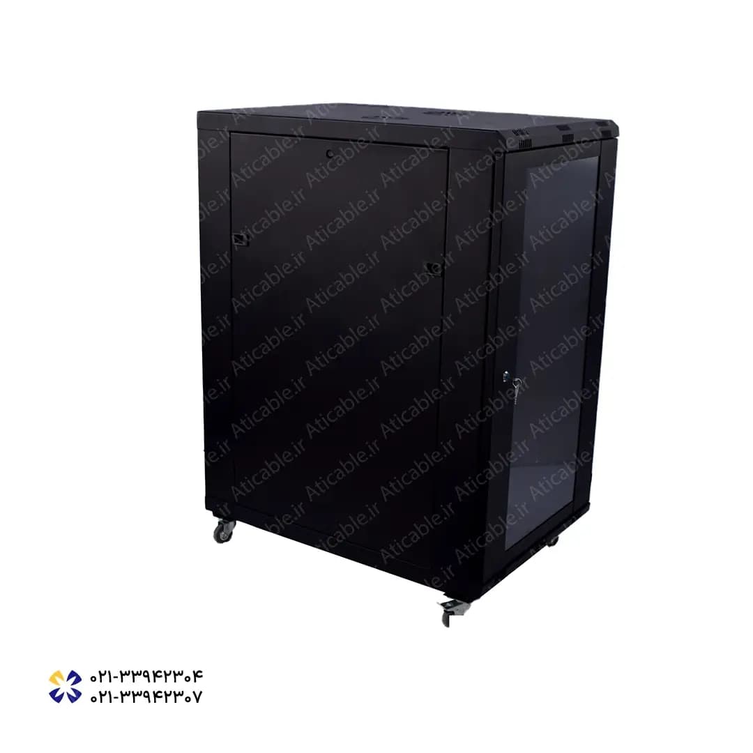 رک 22 یونیت عمق 80 به همراه چهار چرخ