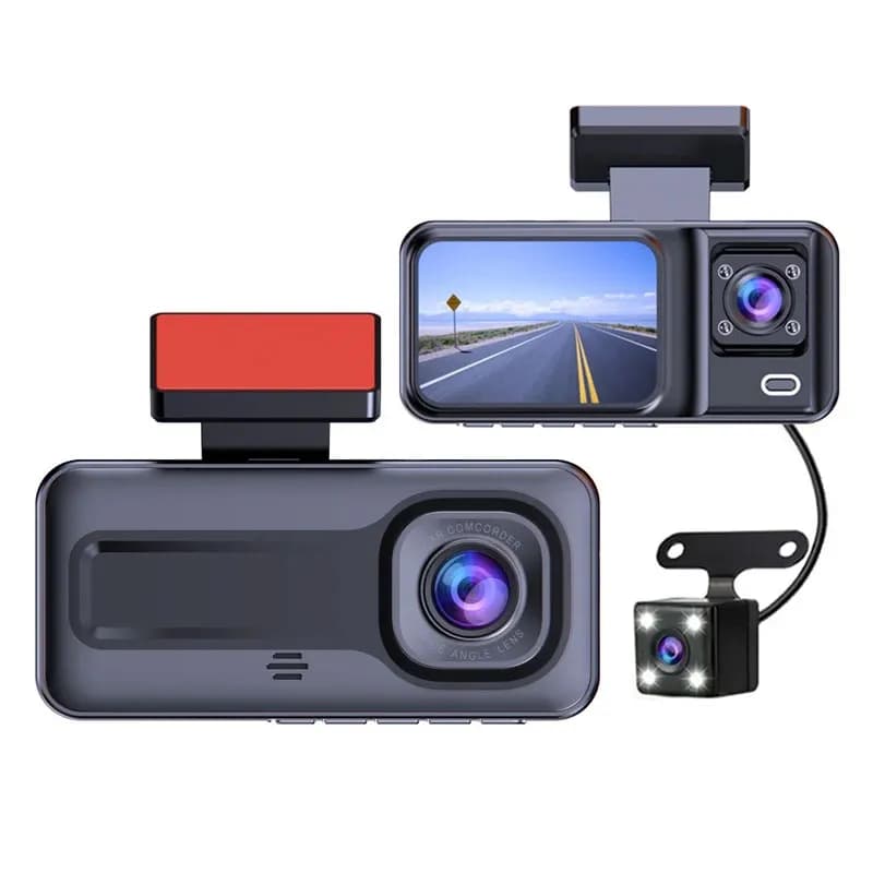 دوربین ثبت وقایع خودرو 3 دوربین مدل DVR XC800 WiFi