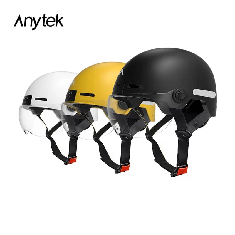 کلاه کاسکت ایمنی دوربین دار انی تک مدل Anytek RAW2 — تصویر ۸