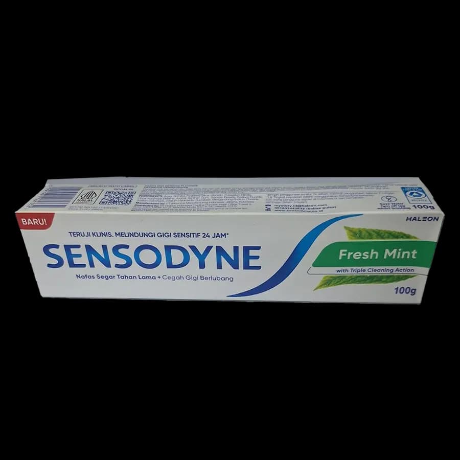 خمیر دندان سنسوداین مخصوص دندانهای حساس مدل نعناع تازه (Fresh Mint) وزن ۱۰۰ میل – عمده بسته 12 عددی — تصویر ۲