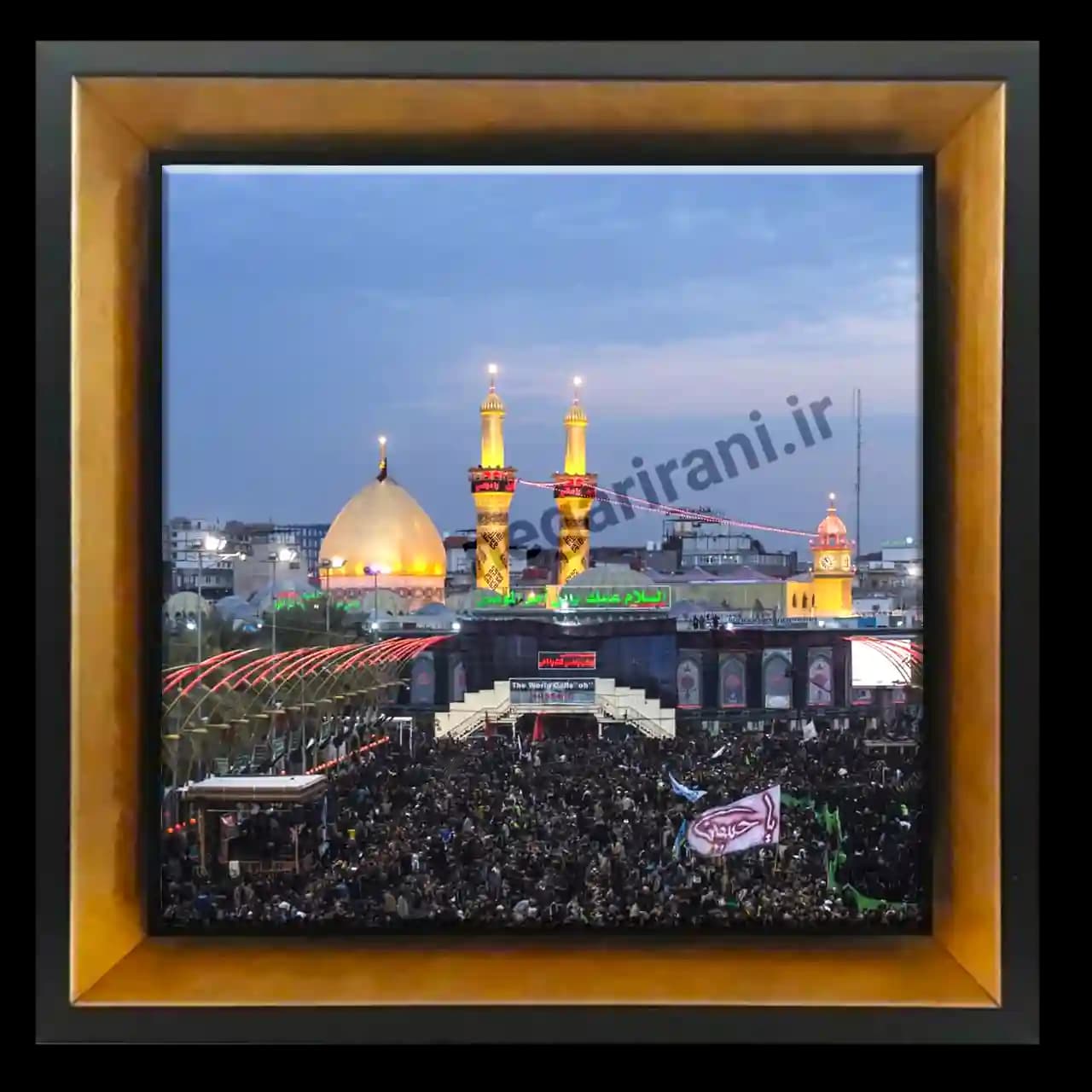 تابلو کاشی حرم حضرت عباس مدل 2X 31
