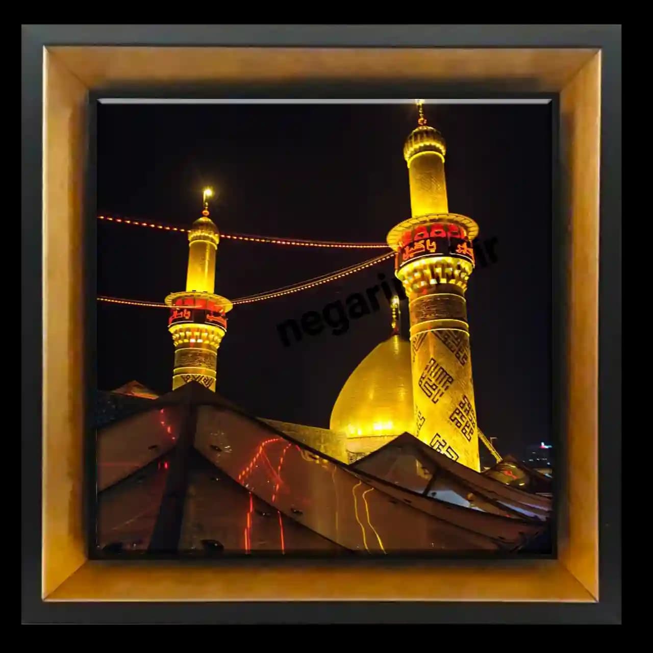 تابلو کاشی حرم حضرت ابالفضل مدل 2X 28