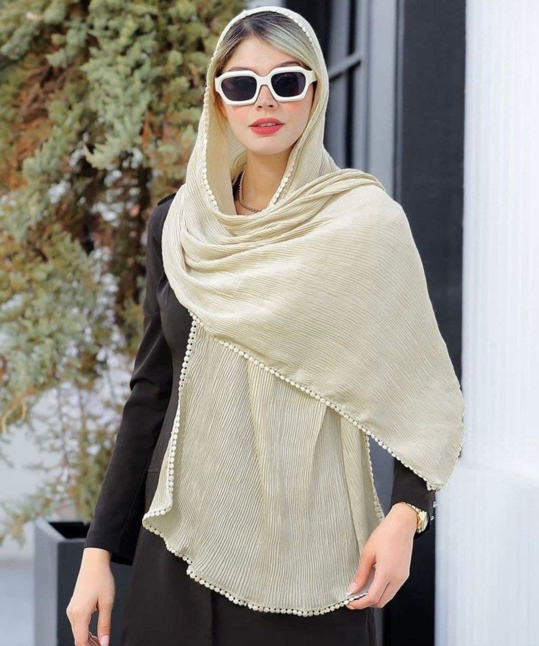 شال وارداتی دور عدسی پاییز/ یه کار با کیفیت و رنگبندی جذاب و دلبر
