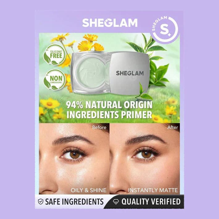 پرایمر کاسه ای سبز شیگلم BIRTHDAY SKIN PRIMER SHEGLAM — تصویر ۲