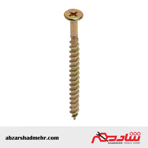 پیچ چوبی چهارسو خور 8 سانتی