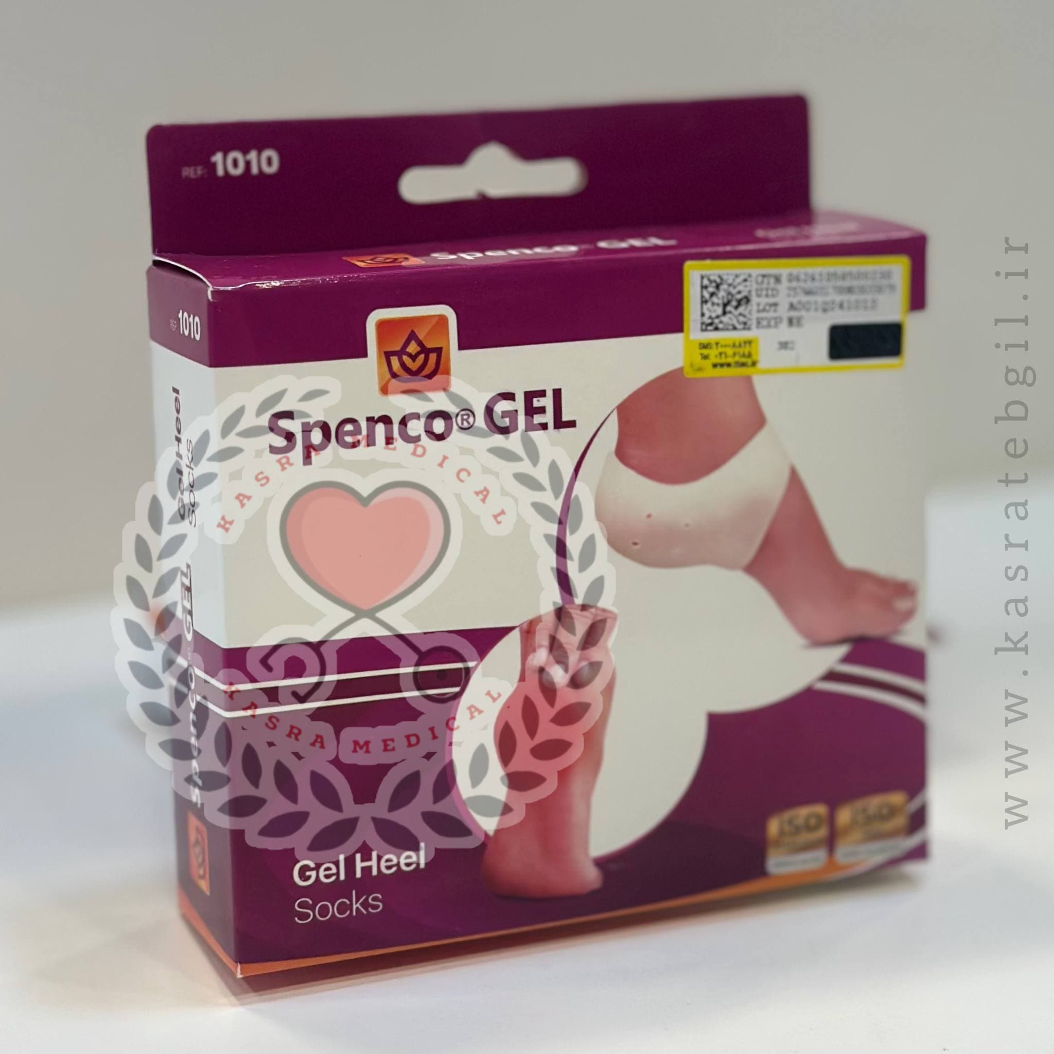پد جورابی خار پاشنه و ترک پاشنه اسپنکوژل Spenco-Gel کد 340170 — تصویر ۳